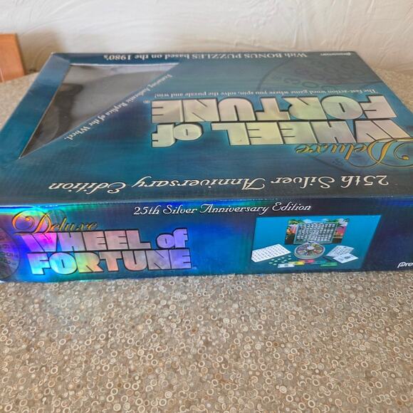Wheel Of Fortune Deluxe 25th Silver Anniversary Edition with all pieces 2007 - Picture 7 of 8